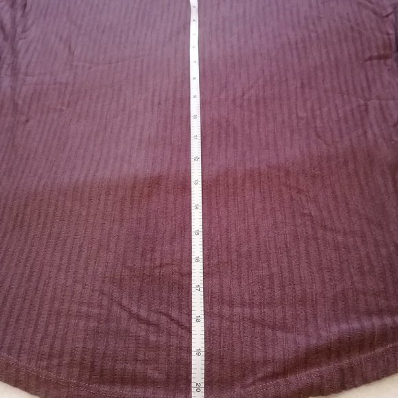 Dynamite semi-sheer plum colour top, size M - Picture 9 of 10